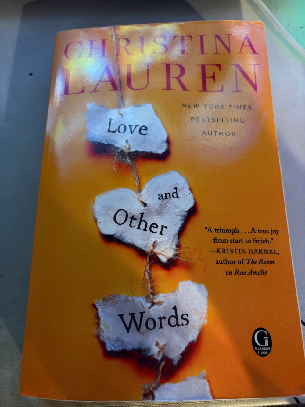 Christina - Love and Other Words (Orange Cover)